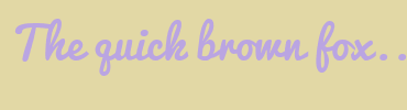 Image with Font Color BAA5E2 and Background Color E2D8A5